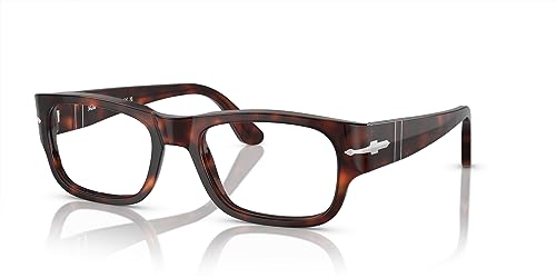 Image of Persol mens Po3324v Square Prescription Eyewear Frames
