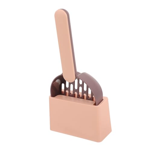 iplusmile 1 セット 猫砂シャベルセット 役職 猫バッグ 猫砂スクープホルダースタンド インタラクティブな猫のおもちゃ 猫すくい砂 キャリア 拡張可能な猫砂スクープ うんち 車 プラスチック