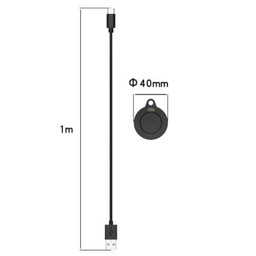 Cargador para Garmin Forerunner 965 accesorios smartwatch cable USB 1m 7