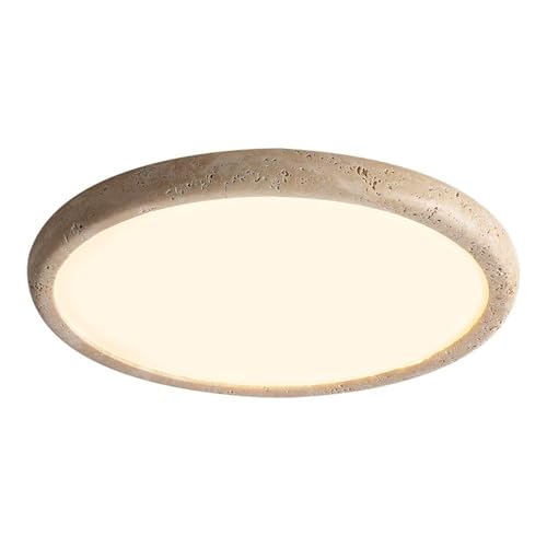 Accesorio de iluminación de travertino amarillo natural y diseño nórdico 1