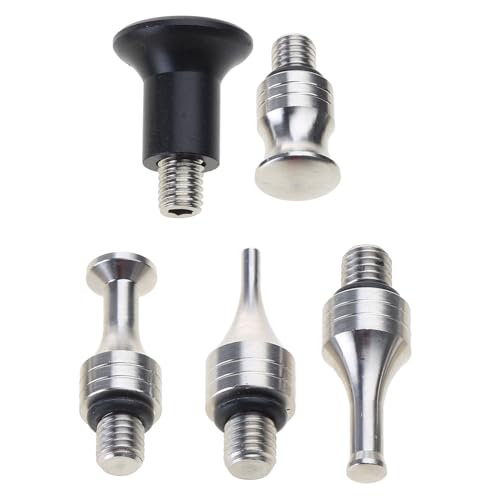 JzcsdkSIL 5pcs Knock Down Pen PDR-Tools Car Tap Down Body Panel Dent Removal Repair Hand Tools Auto Maintenance Part Kit Hammer Tap Holder Measure Kit Knock Down Pen PDR-Tools Car Tap Down