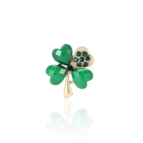 Image of Rhinestone Flower Brooches for Women Enamel Floral Brooch Lapel Pins for Mom Wife Elegant Dress Accessories Mother's Day Jewelry Gifts