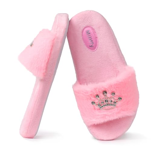 Arch Support Sippers for Women Tiara Decorated Indoor Slippers Crown Diamond Open Toe House Shoes3