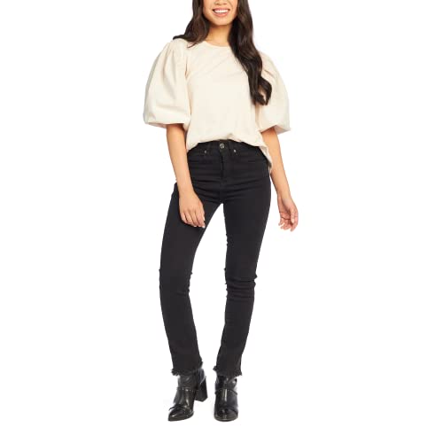 Mud Pie Mud Piesaurora Balloon Sleeve Womens Top, Large, Cream #TOP25