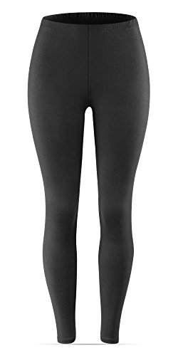 Satina High Waisted Leggings For Women | Full Length | 1 Inch Waistband (Charcoal, One Size) #TOP2