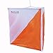 Orienteering Control Marker Flag 30 x 30 cm with ALL4o Logo, (9-Pack), for Orienteering, Rogaining, Navigation Games, School Activities