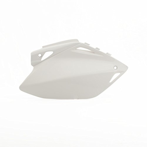 HONDA CRF 450 2007 - 2008 Fianchetti laterali spoiler (coppia) tabelle laterali portanumero plastiche per CRF 450 2007/2008 bianco