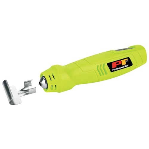 Image of Performance Tool W2082 Compact Rechargeable Cordless Heat Gun, 600 Degree Max Output, Vinyl Wrap, Shrink Tubing, Wire Connectors, Crafts, Phone Repair