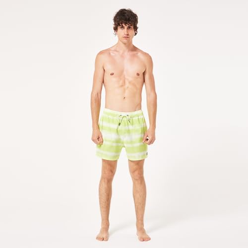 Oakley Pantalón corto de playa para surf y paseos de verano con rayas sostenibles 4