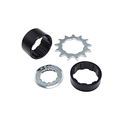 Spank Kit de Conversion Single Speed moyeu VTT Adulte Unisexe, Noir/Silver, 13 Dents