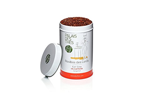 Rooibos d'Afrique du Sud en boîte métal Palais des Thés aromatisé bergamote 100g