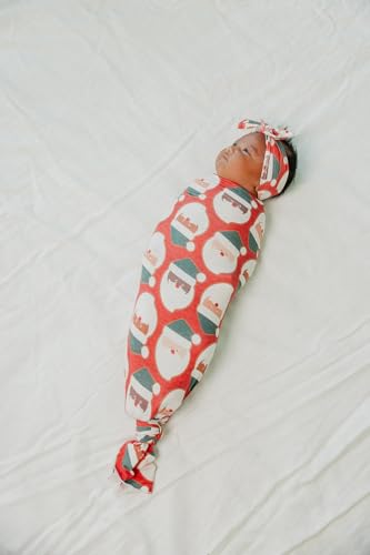 Image of Copper Pearl Swaddle Blankets for Newborns | Soft Stretchy Receiving Blankets for Boys and Girls | Large 46 x 46 Inch Baby Blankets | Lightweight and Breathable Swaddles | Claus