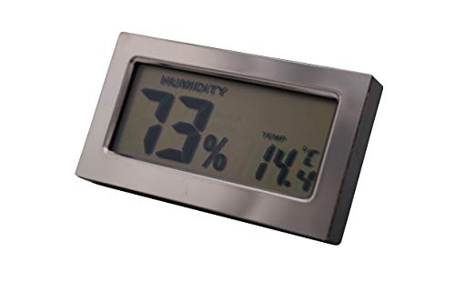 GERMANUS Kalibrierbarer Digitaler Hygrometer für Humidor, Digital - Rechteckig 389