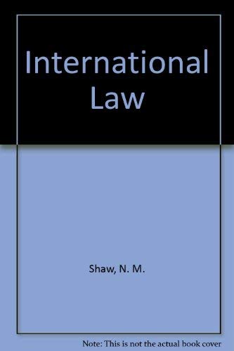 International Law 0949009954 Book Cover