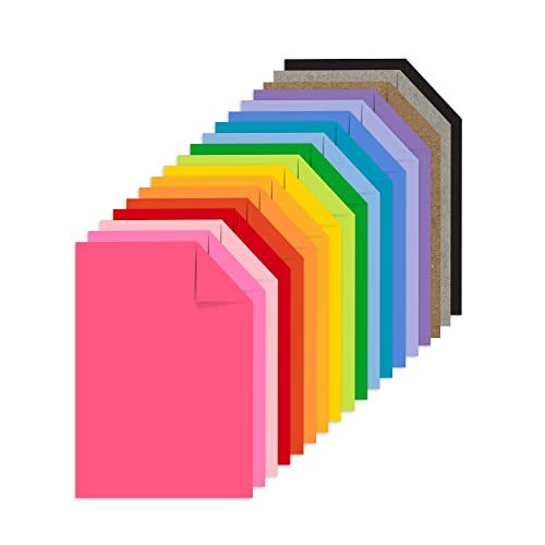 Neenah Astrodesigns/Creative Collection Starter Kit Cardstock, 4.5" X 6.5", 65 Lb/176 Gsm, 18-Color Assortment, 72 Sheets (46416-03) #TOP1