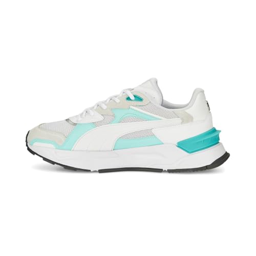 PUMA Mens Mercedes Amg Petronas F1 X Mirage Sport Asphalt Lace Up Sneakers Shoes Casual - White3