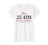 Surprise amusante, maillot a signer pour les 25 ans Livre d'or 25 ans anniversaire humour. Idée cadeau rigolo homme femme 25 ans. Joli souvenir à signer par la famille et amis pour fêter l’âge de 25 ans. anniversaire humour signature maillot 25 ans amis