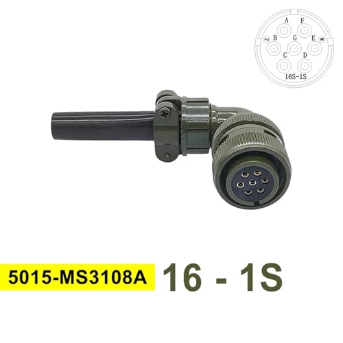Conector circular MIL STD 5015 16-1 MS3106 para evitar cortes de energía en entornos húmedos 2