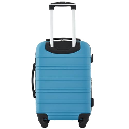 Image of Travelers Club Phoenix Luggage, Blue Moon, 22-Inch Carry-On