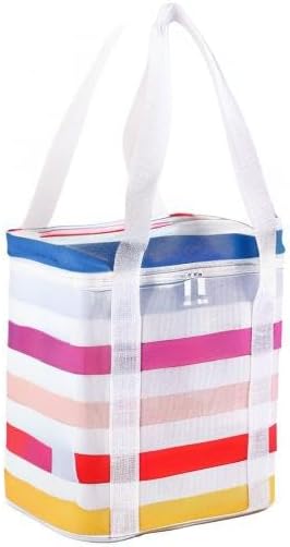 Miniatura 8 de Bolsa de vino para 4 botellas, aislada y a prueba de fugas, bolsa de vino para botella de vino, bolsa térmica aislada para viajes, picnic, playa,