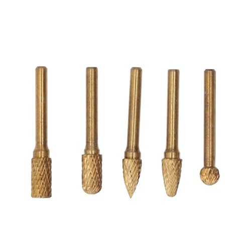 Set de 5 fresas de carburo de tungsteno para esmerilado miniatura 6