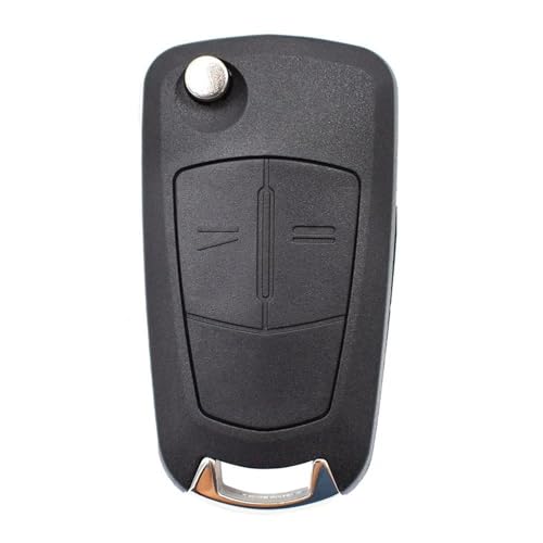 Coque clé compatible Vauxhall Vectra C Tigra B boîtier de rechange en plastique ABS premium