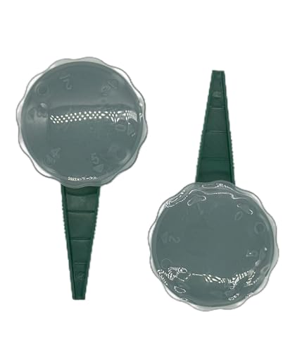 Herramienta de plantar semillas 2 piezas plástico verde miniatura 4