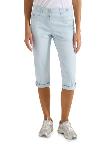 Pantalon de sport slim extensible Cecil 3817730 coupe 3/4