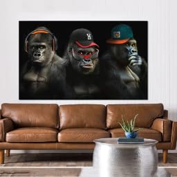Image pour salon R Dj Gorilla grand tableau décoratif pour animer vos murs