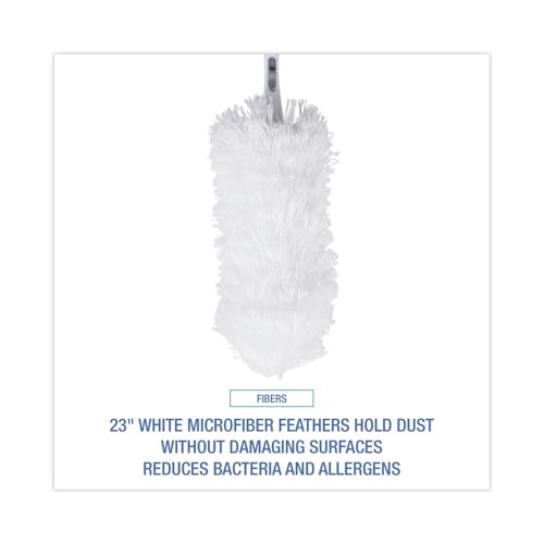Image of Boardwalk Microfeather Duster, Microfiber Feathers, Washable, 23 inch, White