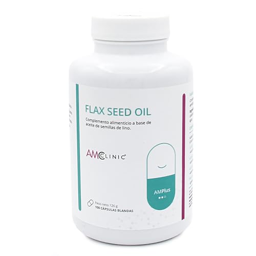 FLAX SEED OIL - Aceite de semillas de lino - 100 Cápsulas blandas