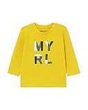  Mayoral Camiseta M/L Basica Niño, amarillo, 3 años