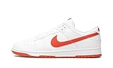 Nike Zapatillas Dunk Low Blanco/Picante Rojo DV0831 103 para hombre, Blanco/Rojo Picante, 44 EU