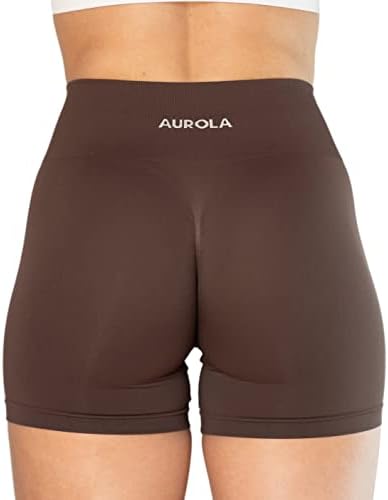 AUROLA Dream Collection Workout Shorts for Women High Waist Seamless Scrunch Athletic Running Gym Yoga Active Shorts