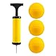 TOBEOME Roundnet Spiel Ball Austauschbare Wettkampf BäLle Mini Volleyball 3 Pack mit Pumpe