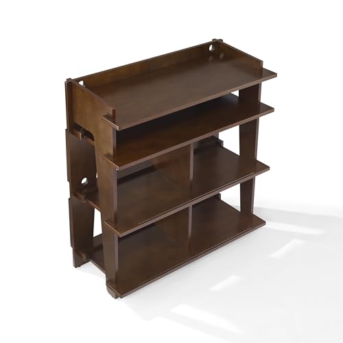 Crosley Furniture CF1130-MA Soho Media Console, Record Player Stand With Vinyl Storage, Modern Home Organizer, Mahogany thumb #5