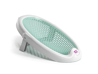Foto di OKBABY Jelly - Sdraietta da Bagno Richiudibile, Morbida e Confortevole per il Bagnetto del Neonato 0-8 Mesi (8kg) - Azzurro