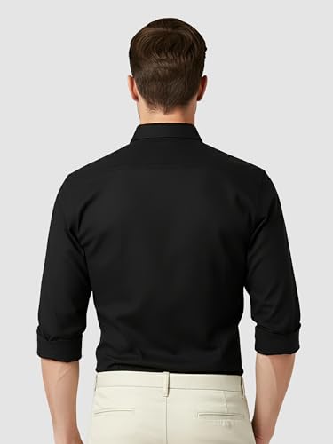 Image of Beyoung Oxford Cotton Shirt for Men | Premium Oxford Fabric | Regular Fit | Button-Down Collar