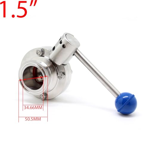 Raccord Homebrew SS304 avec joint silicone K50.5mm pour brassage