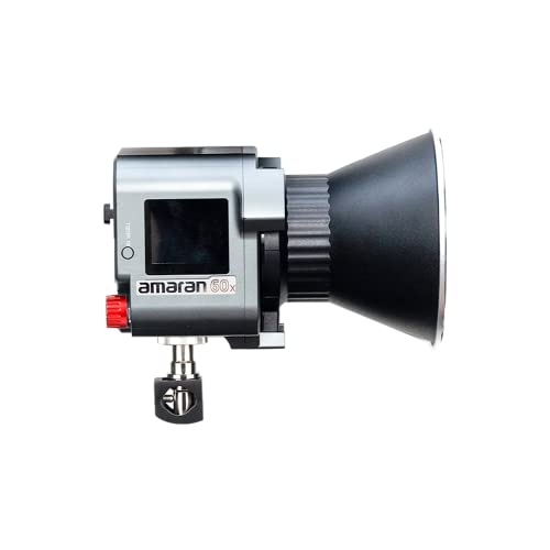 Aputure Amaran 60x COB Bi-Color LED Video Light 2700-6500K CRI96+ TLCI96+, bis zu 37.775 Lux @ 1M 65W mit Bluetooth Sidus Link App Steuerung und eingebauter Steuerung, unterstützt AC/DC Netzteil Cover