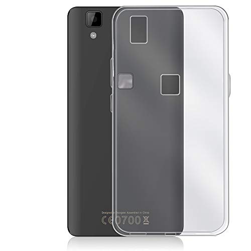 REY Funda Carcasa Gel Transparente para DOOGEE X5 MAX Pro, Ultra Fina...