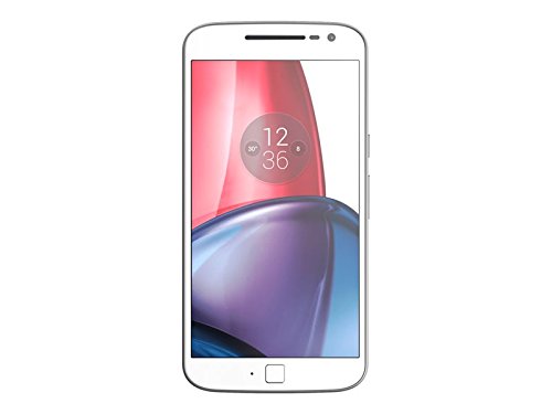 Motorola Moto G4 Plus - Smartphone libre Android 6 (5.5'' Full HD, 4G, 16 MP, 2 GB de RAM, 16 GB, lector de huellas, turbo cargador y Qualcomm Snapdragon 1.5 GHz), blanco - [Exclusivo Amazon]