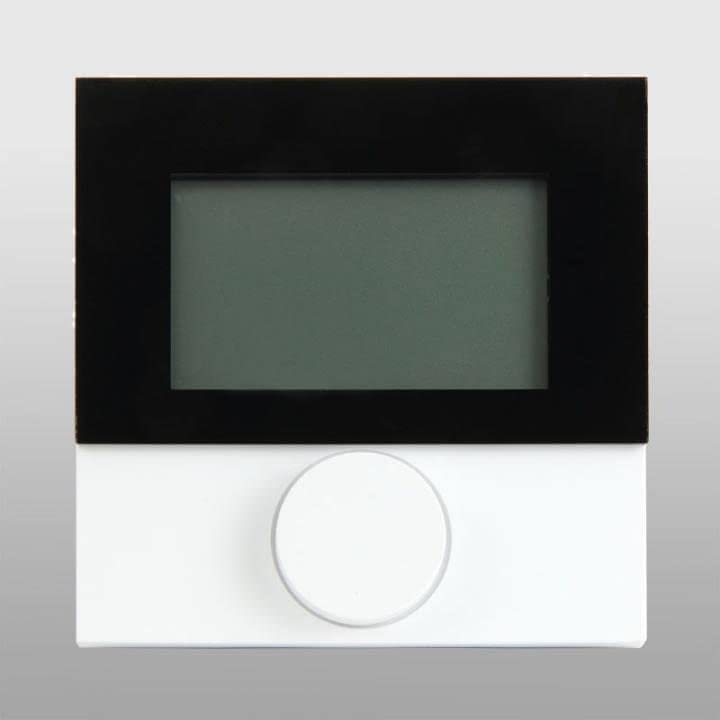 Möhlenhoff Raumthermostat LCD Alpha 230V mit Designscheibe für Fußbodenheizung
