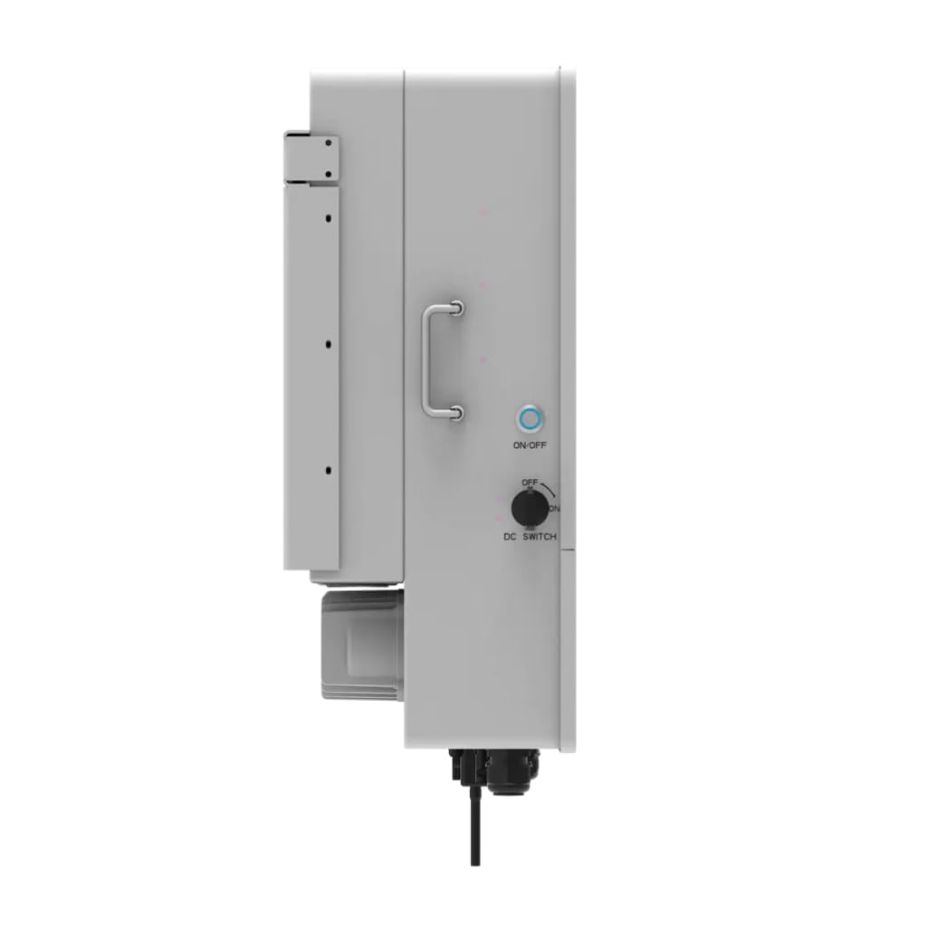Onduleur photovoltaïque, onduleur triphasé, Hybride on-Grid/Off Grid, CEI 0-21, écran Tactile Couleur LCD, Smart mètre, WiFi et TA Inclus, Garantie 10 Ans, IP65 (12 KW)