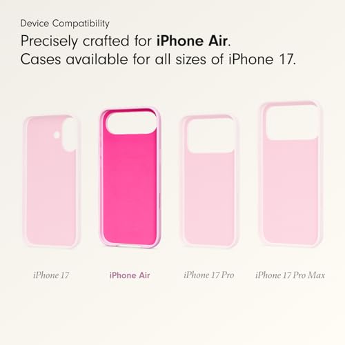 Beats iPhone Air Case with MagSafe & Camera Control, Matte Finish, Microfiber Lining – Pebble Pink - image 3