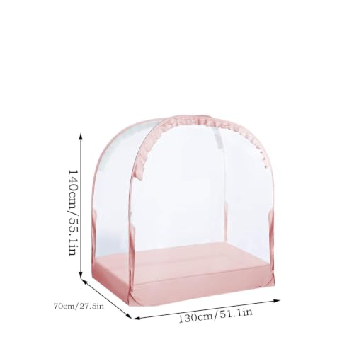 Tienda para cuna infantil con dosel de malla transpirable emergente para dormitorio de niños 8