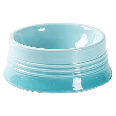 HGKL Cat Bowls, Ceramic Wide Mouth Cat Food Bowl Cover