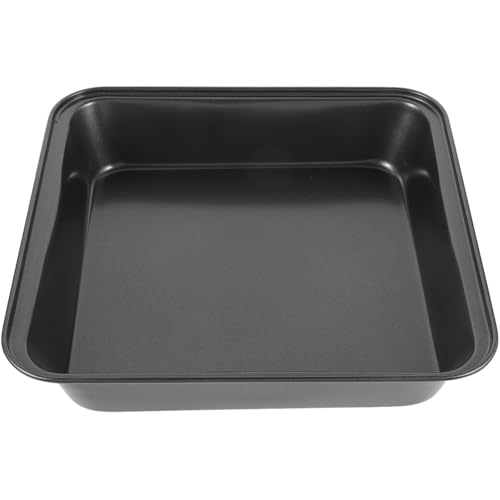 Operitacx Bandeja Resistente y Multipropósito para Hornear Pizza de Acero al Carbono Negro...