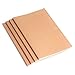 ZZTX 4 Pack Blank Kraft Notebooks, Blank Paper Sketchbooks for Drawing Doodling Writing,Travel Journal Set, A5, 36 Pages, 8.3” X 5.5”