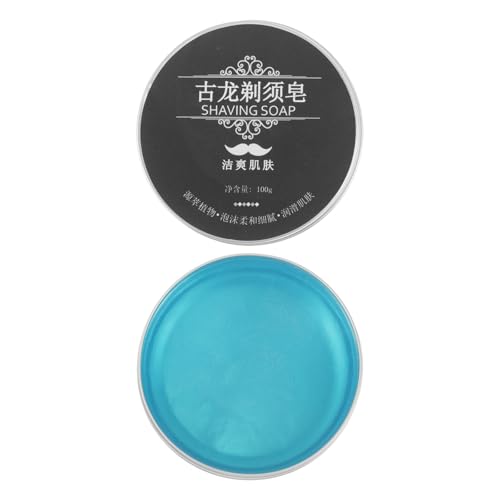 Mikinona Sapone da Barba Uomo 100g Schiuma Ricca Balsamo Idratante per Barba e Baffi Delicato per Pelli Sensibili per Rasatura Confortevole a Casa e in Viaggio